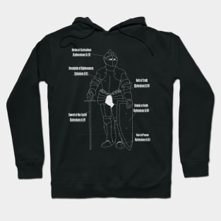 The full armor of God (inverted) Hoodie